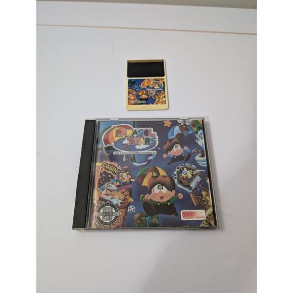 Parasol Stars The Story of Bubble Bobble III CIB Turbografx 16 USA TESTED - Picture 1 of 7